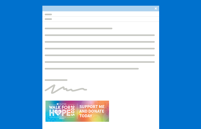 Email Signature Tiles