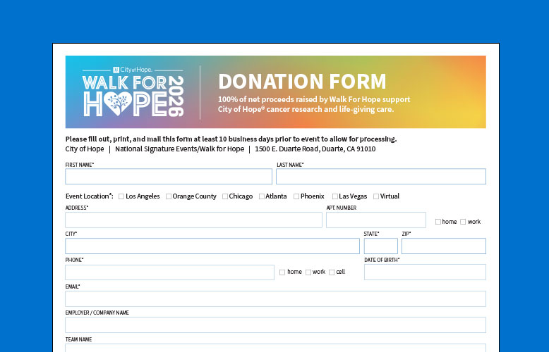 Donation Form