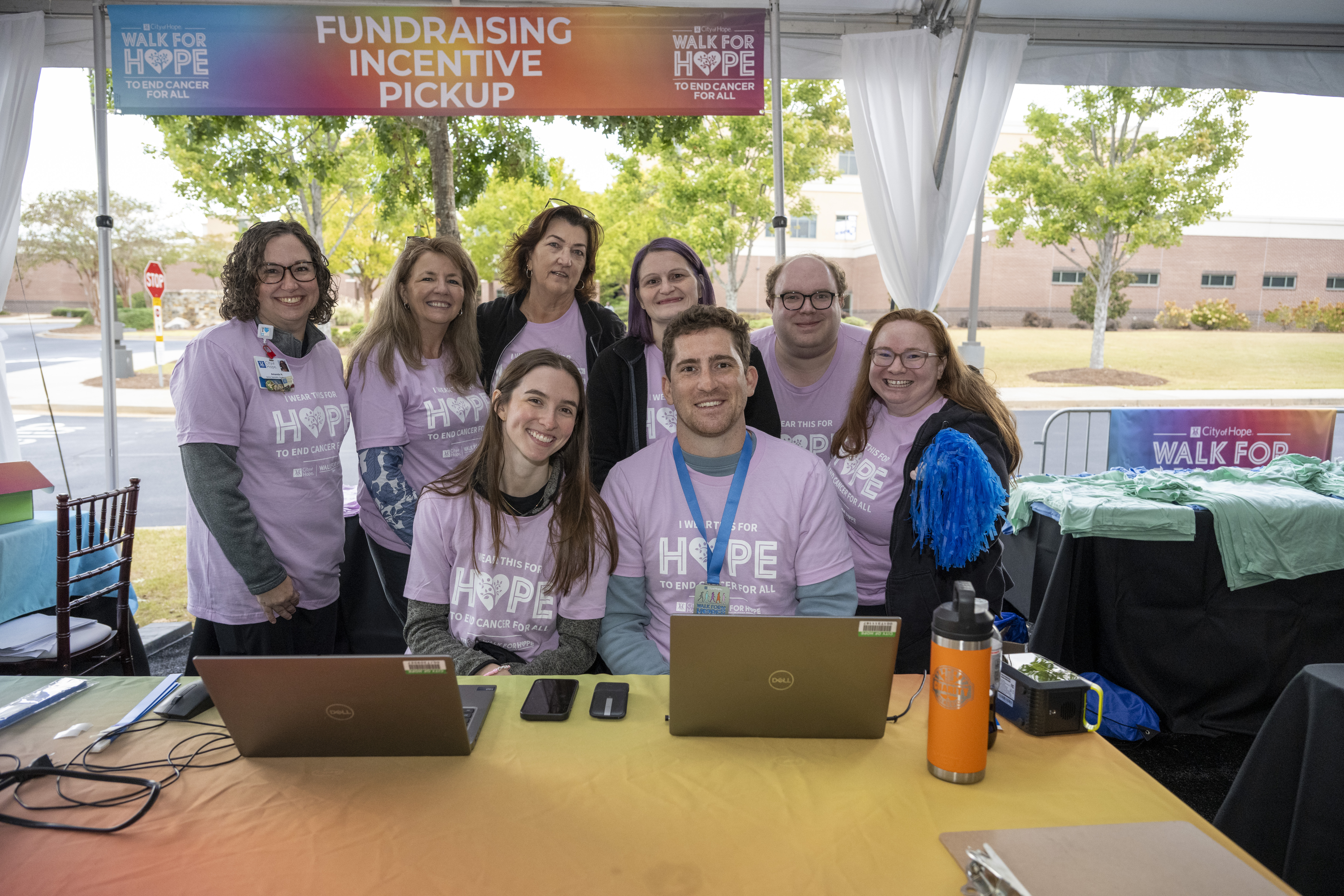 Walk for Hope group volunteers