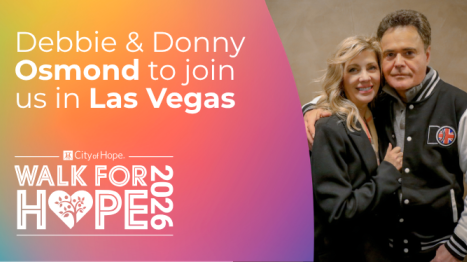 Debbie and Donny Osmond join Walk for Hope in Las Vegas