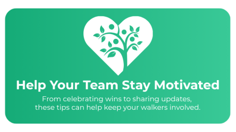 6 Ways to Keep Your Walk for Hope Team Engaged